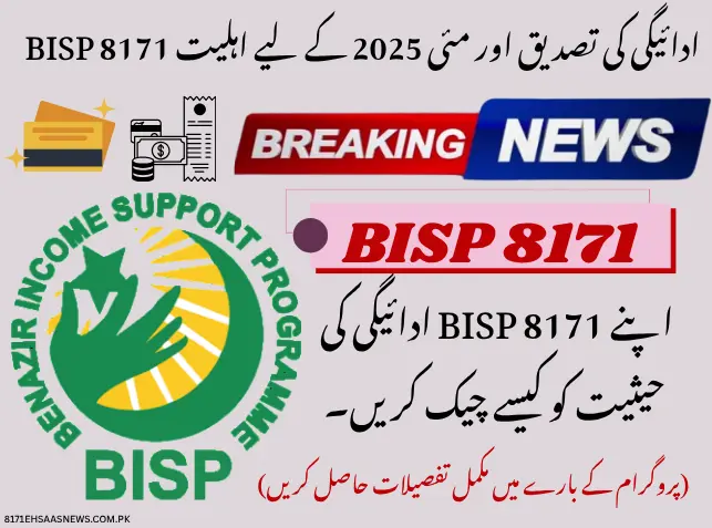 BISP 8171 Payment Verification & Eligibility