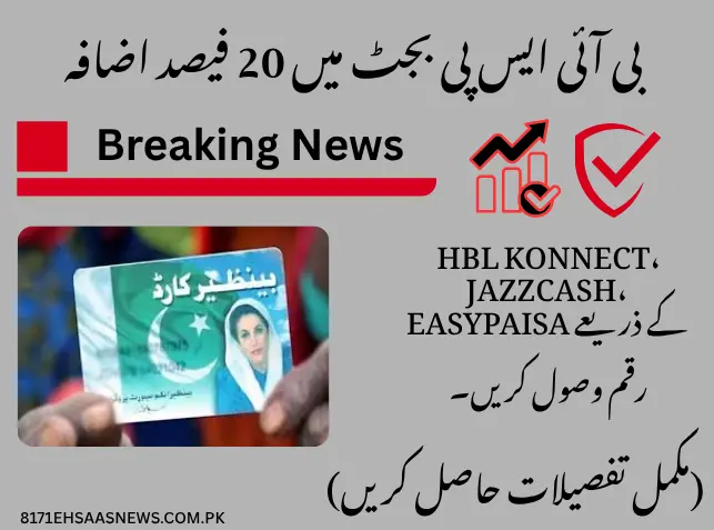 BISP Budget Increased by 20%