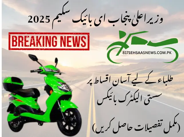 CM Punjab E-Bike Scheme 2025