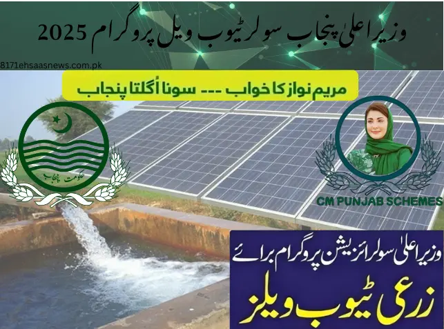 CM Punjab Solar Tube Well Program 2025