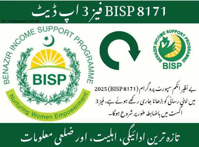 BISP 8171 Phase 3 August 2025 Update
