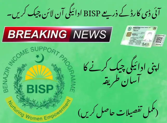 Check BISP Payment Online